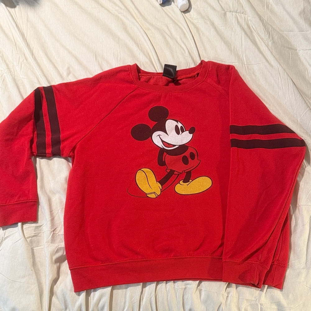 Disney Red Mickey Mouse Sweater